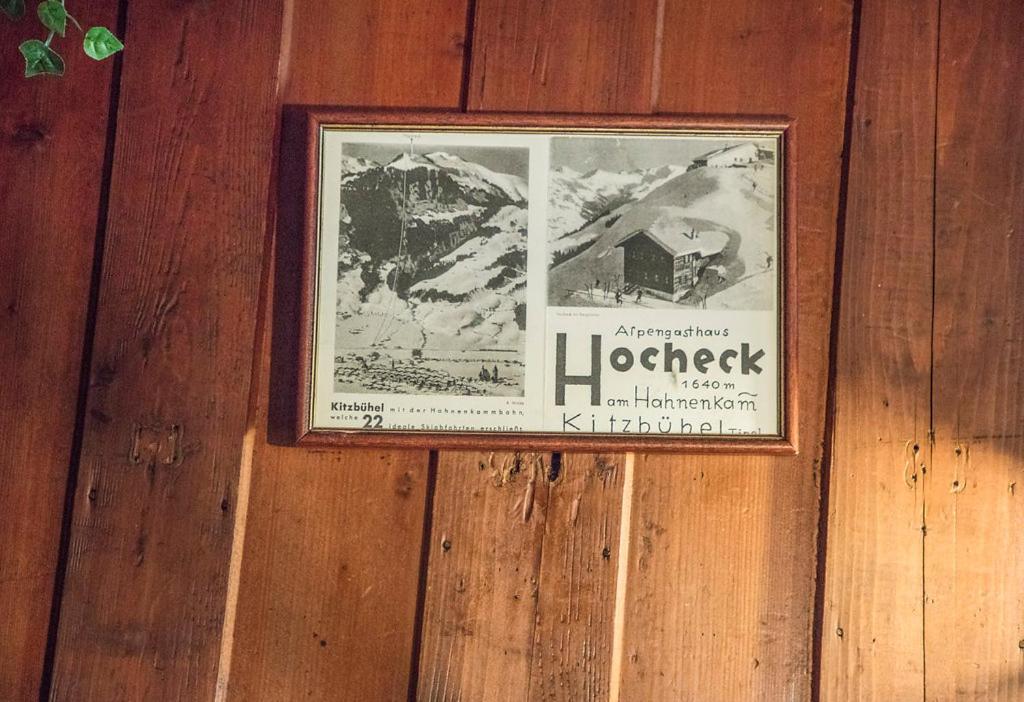 Hocheckhuette On Top Of The Kitzbuehel Hahnenkamm Mountain Exterior photo